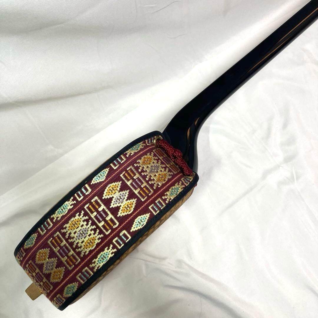 【お買得】 三線 沖縄 蛇革 蛇皮 本革 ケース 付属品 和楽器 初心者 中級者