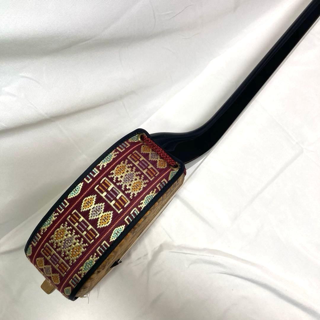 【お買得】 三線 沖縄 蛇革 蛇皮 本革 ケース 付属品 和楽器 初心者 中級者