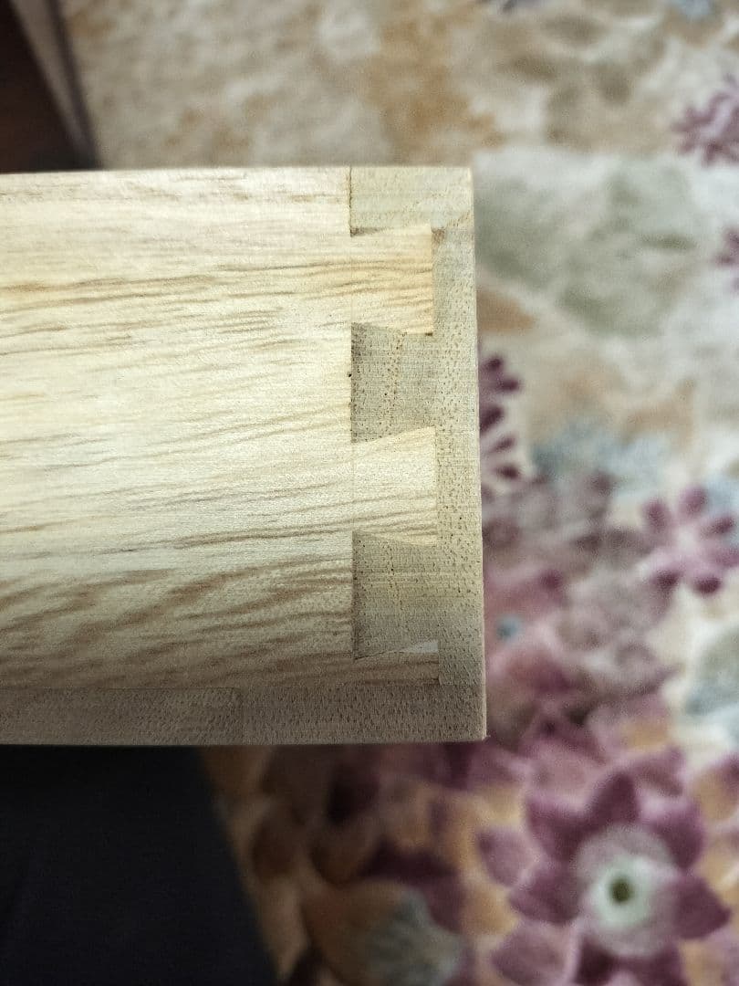 欅無垢箪笥4段　小物入れ9引き出し ダークブラウン内部桐無垢　和家具