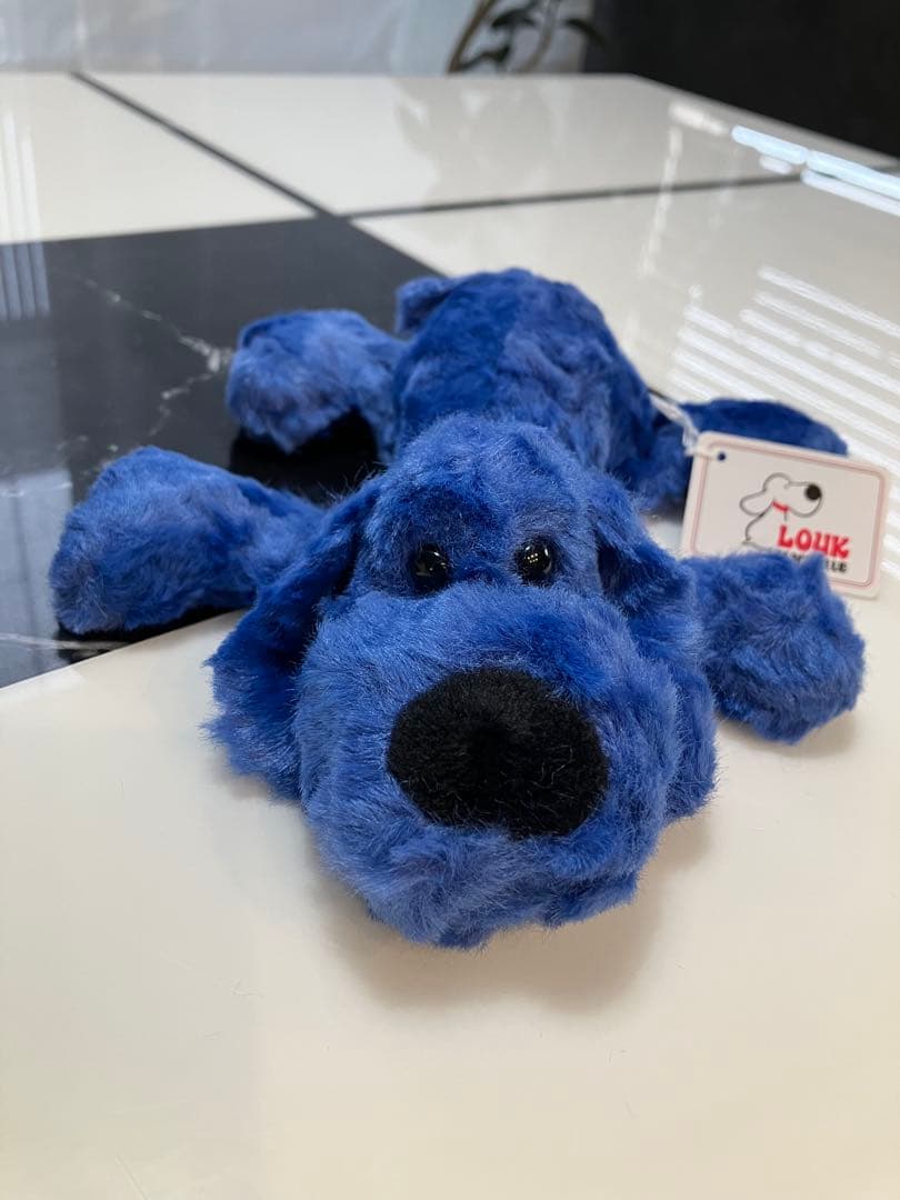 【新品未使用・希少色ラスト１匹日本製】子犬のるーくS　幸せブルーCOMO&RAY