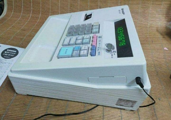 シャープレジスター　XE-A147　PC連携売上管理フル設定無料　003011