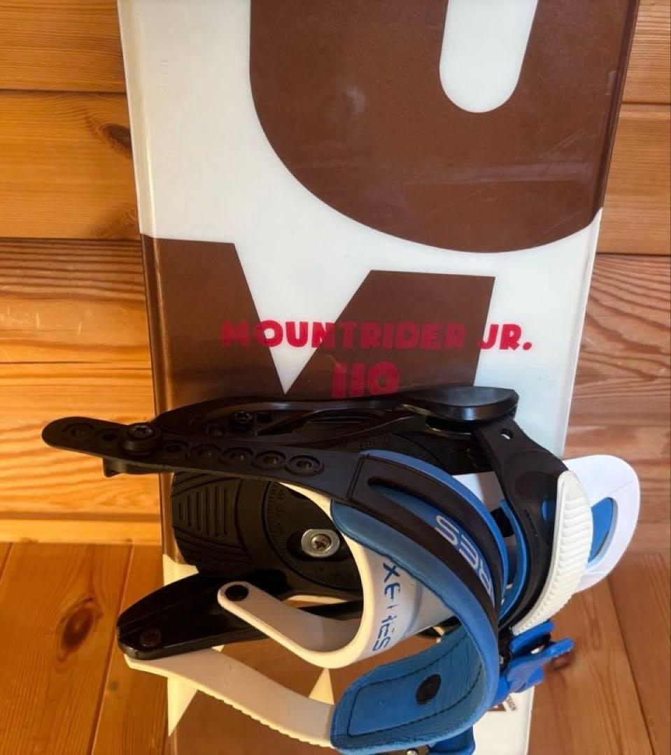 ZUMA 110cm スノーボード 板 バインディング セット 子供 ジュニア