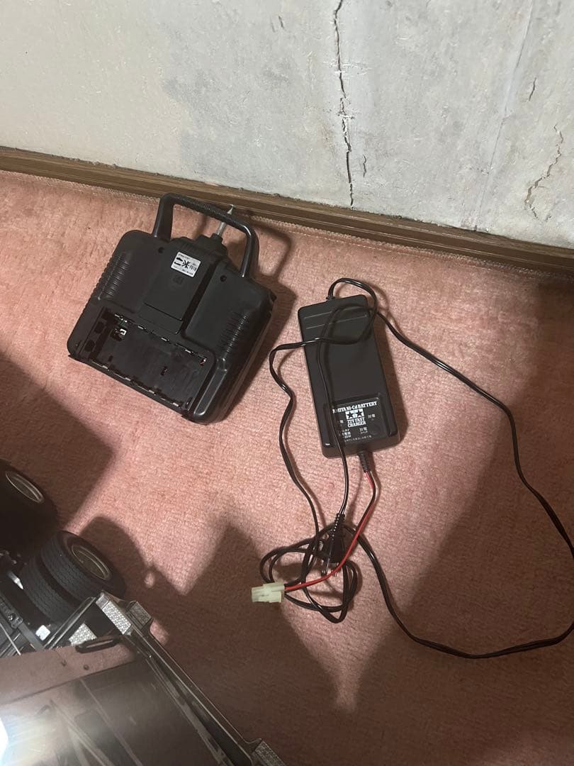 トレーラー型ラジコン シルバー LEDライト付き