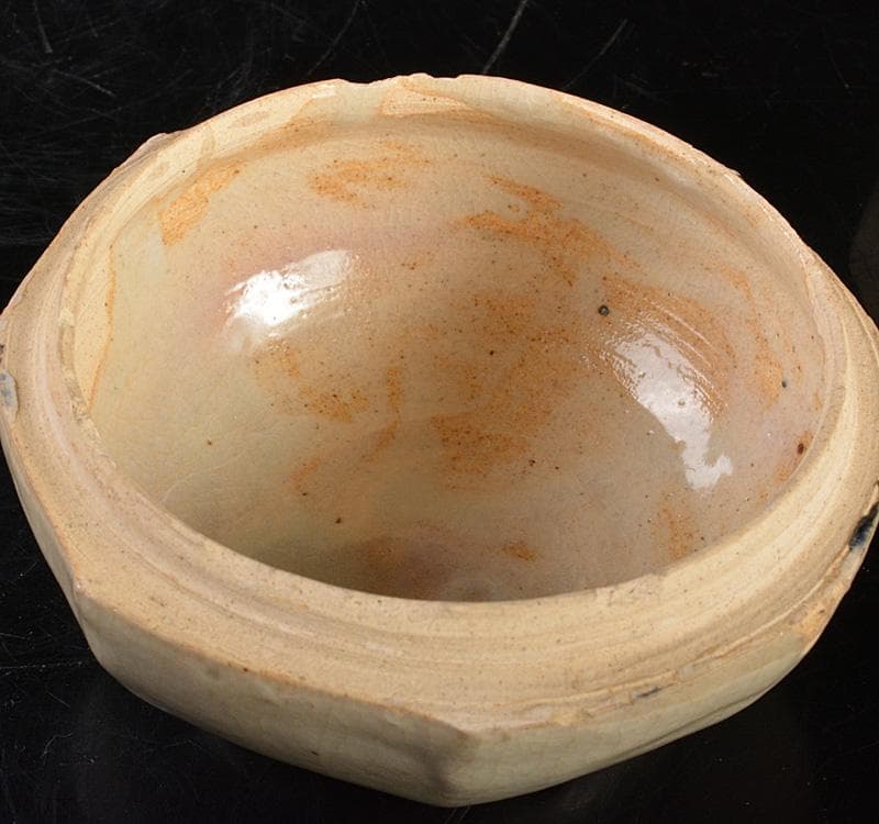 茶道具　南京染付　蟹文　香合　時代箱　M　R5180