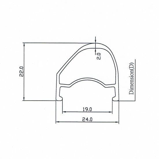 Wicked Wheel Works 700cアルミ製リム