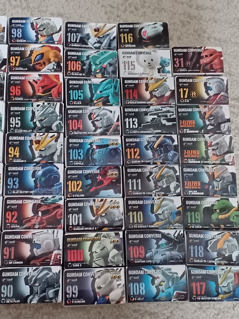 ガンダムコンバージ　旧シリーズ　62個まとめ売り