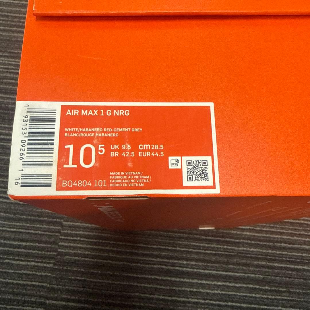 Nike Air Max 1 GOLF シューズ ホワイト/レッド　サファリ