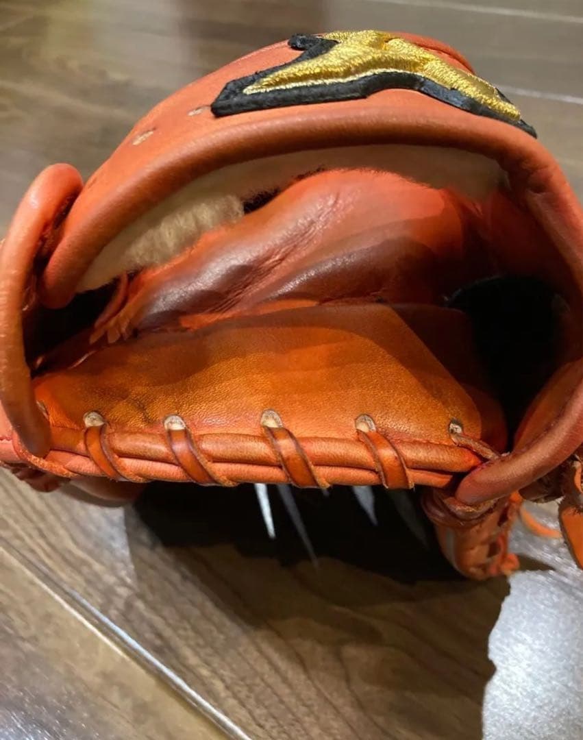 アトムス ターニング 硬式グローブ オレンジ