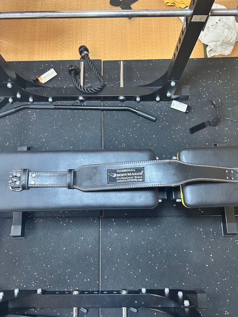 バーベルラック&ラットプルダウン、バーベル一式セット