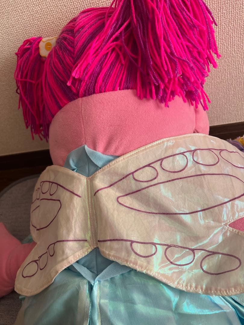 セサミストリート　アビー　ぬいぐるみ　sesame street
