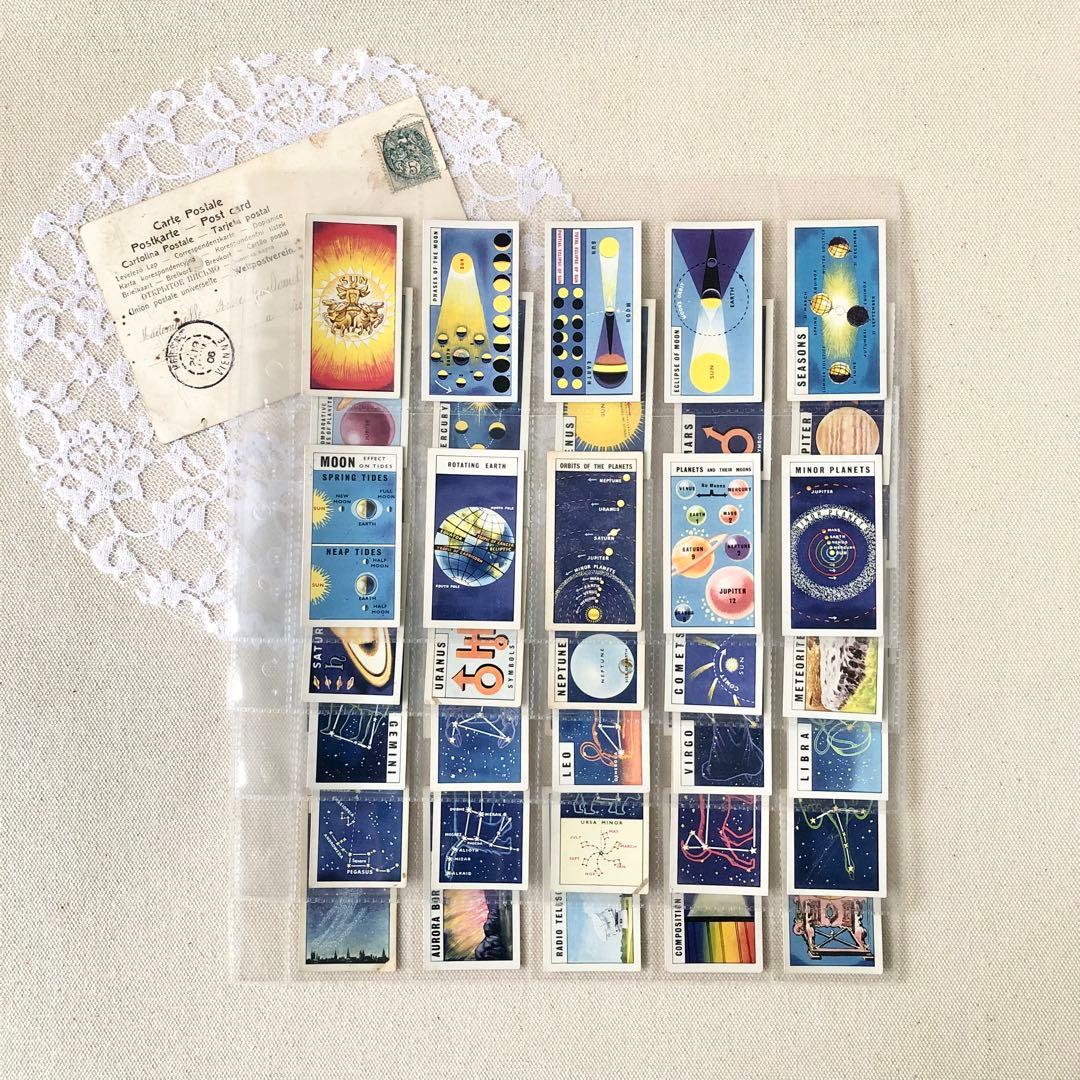 1958年 レア！ イギリス製 ティーカード 宇宙 全50枚