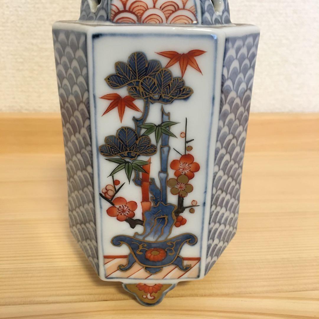 香炉・伊万里・福右衛門（作家本人作）献上手染錦