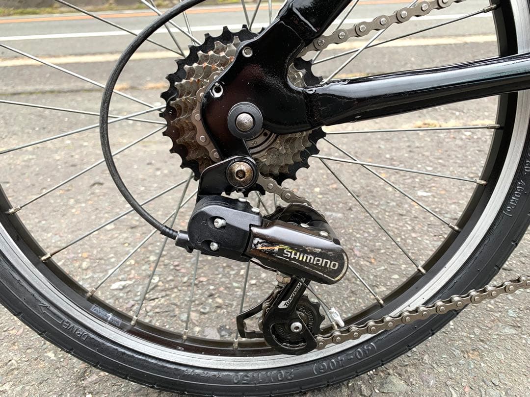 【即乘】送料無料term 折り畳み自転車 LINK B7 7速 ミニベロ小径車