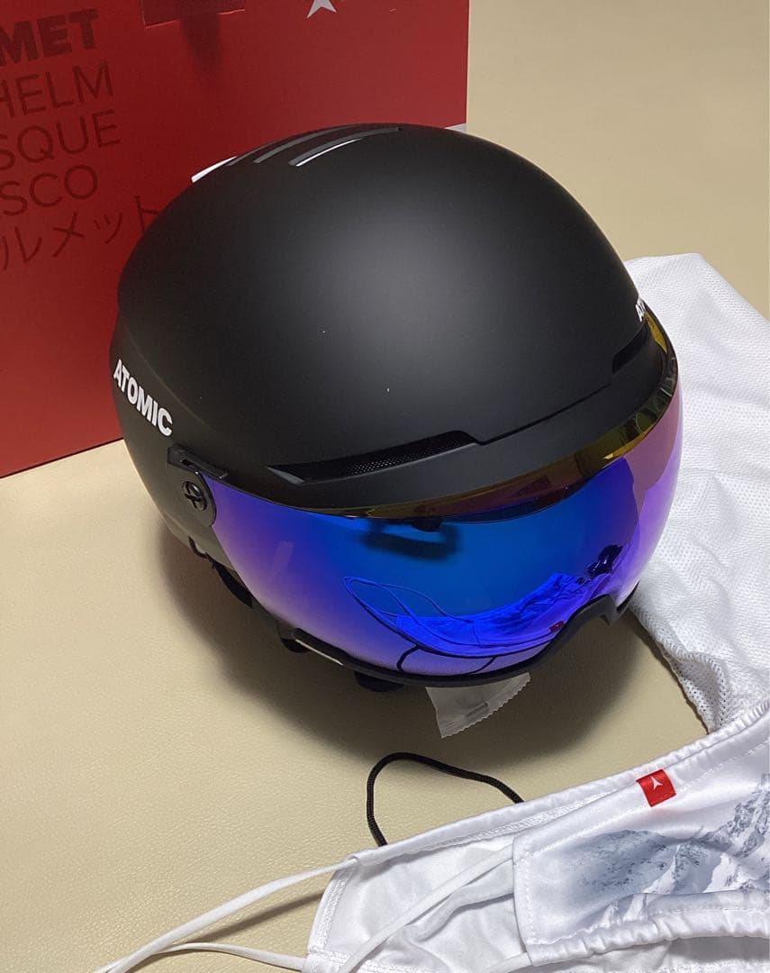 新品　ATOMIC アトミック バイザーへルメット ブラック 人気