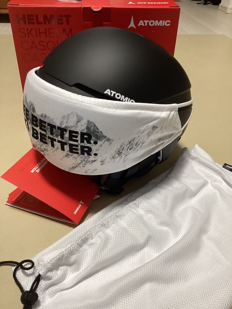 新品　ATOMIC アトミック バイザーへルメット ブラック 人気