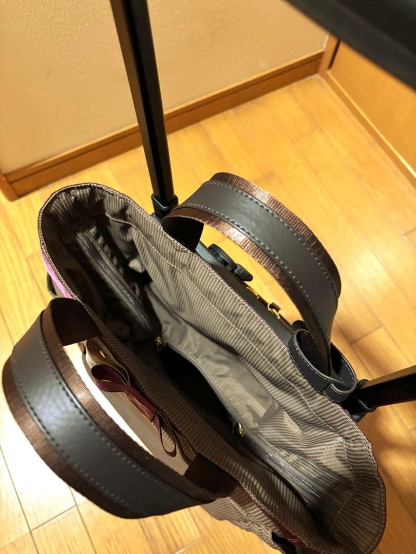 SWANY D640 Mサイズ　ルバンド　キャリーバック　グレージュ色