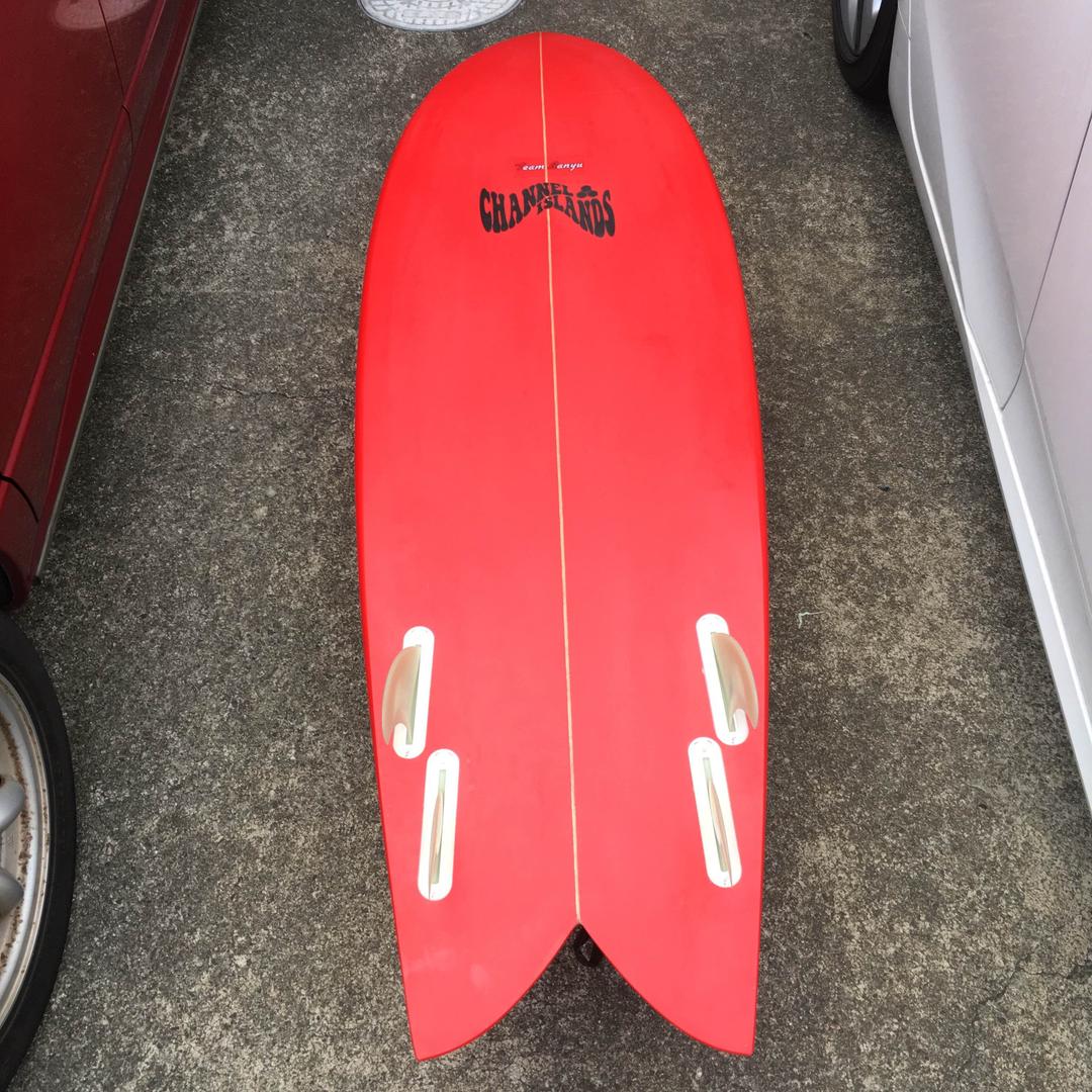 送料込み　サーフボード (チャンネルアイランド) 全長5.5 ソフトケース付き