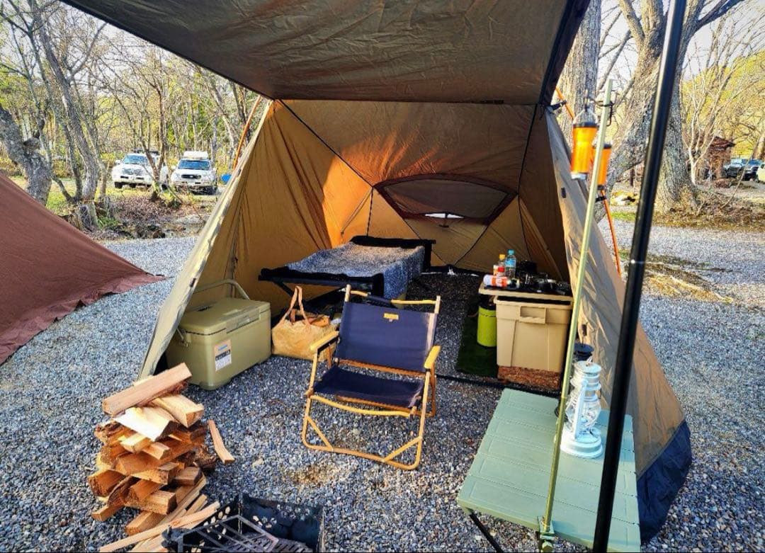 THE NORTH FACE EVACARGO 4 テント フットプリント付き