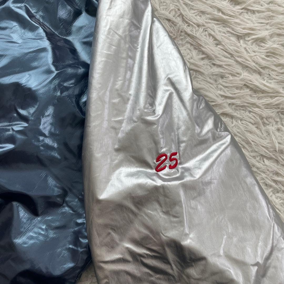 ZETT ハイネック　ナイロン　ジャケット　大きいサイズ　グランドコート　光沢