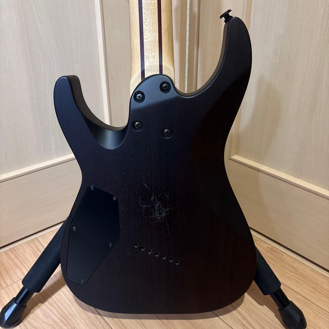 ギター M-1007 MULTI-SCALE See Thru Black Satin