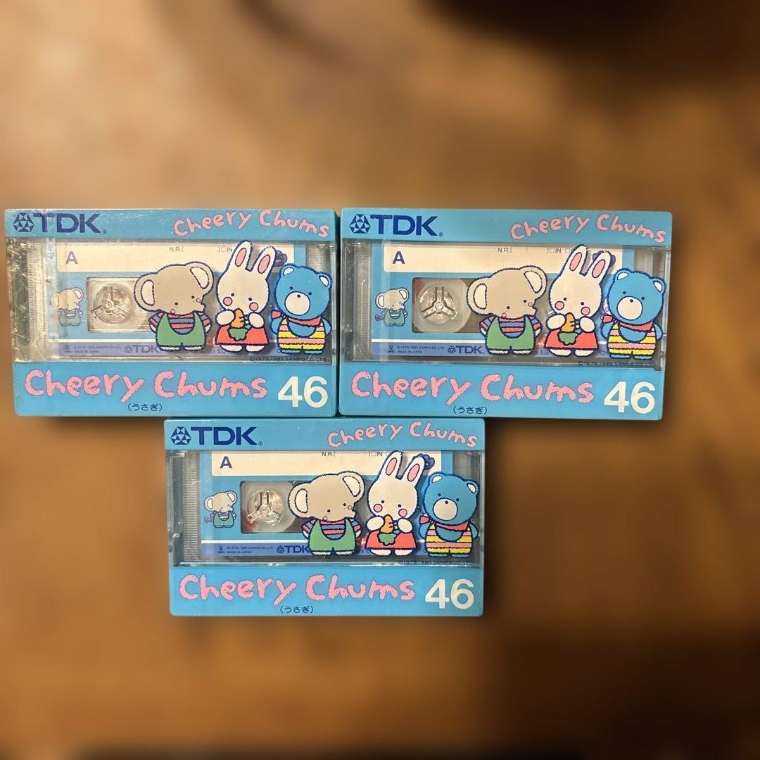 TDK Cheery Chums カセットテープ 46 ３本セット