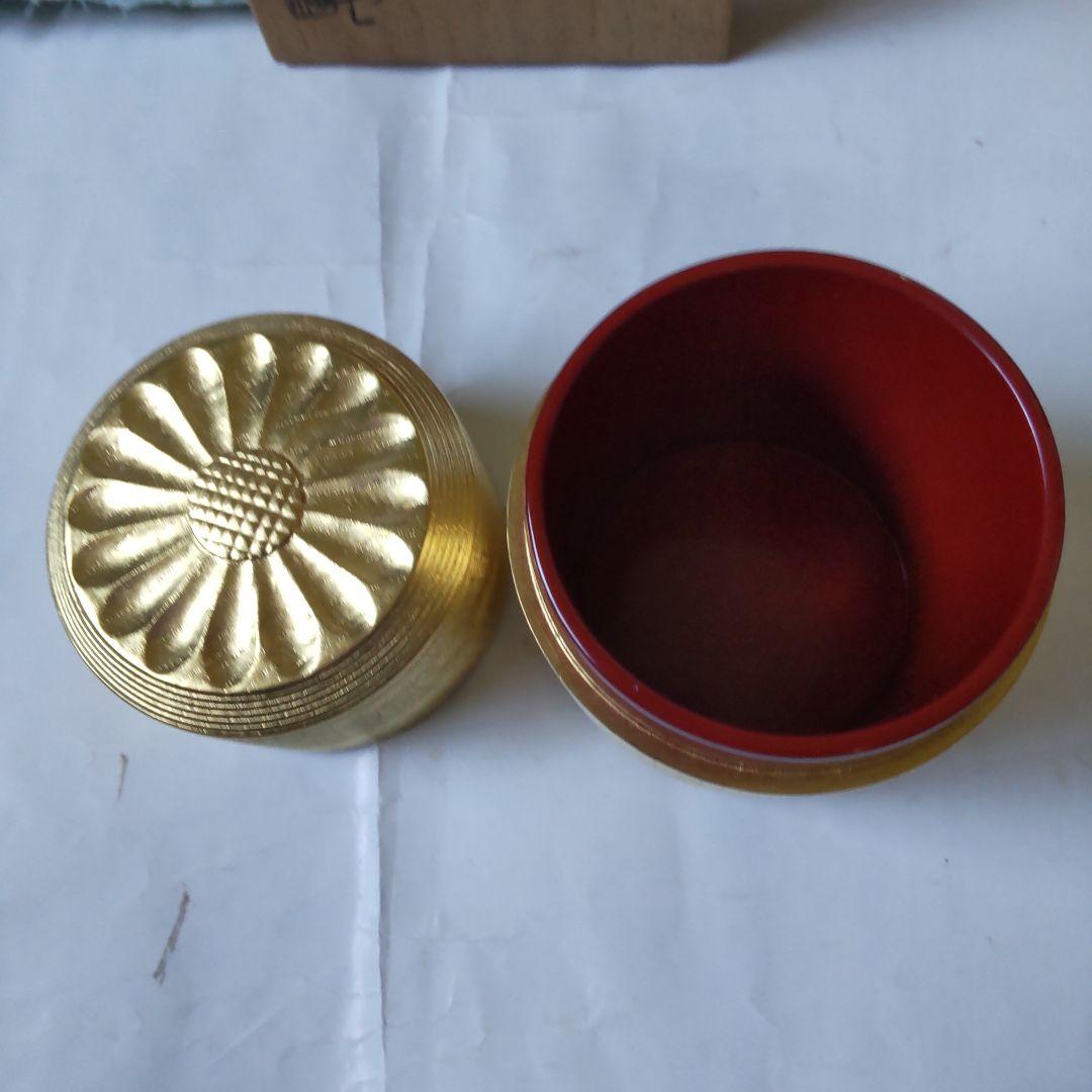 金彩 吹上菊 茶器 好 玉泉堂 畠山 茶入 棗 共箱 漆器 漆芸 茶道具 新品