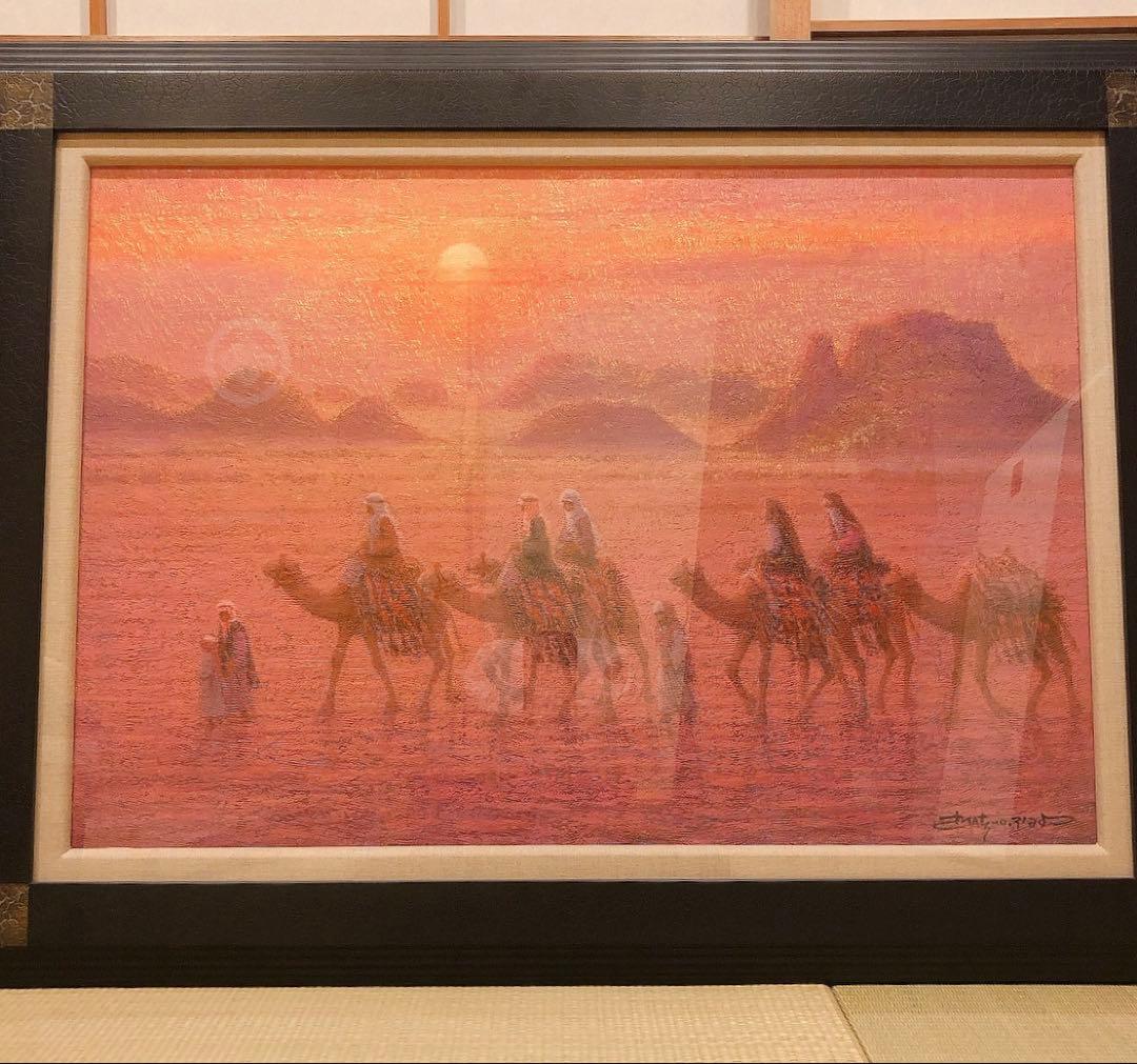 松尾洋明『くれなずむシナイ』 油彩