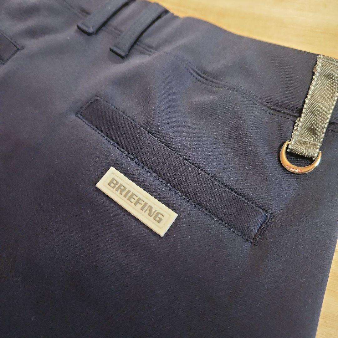 美品✦BRIEFING✦3D LOGO スカート✦ ネイビー✦ S