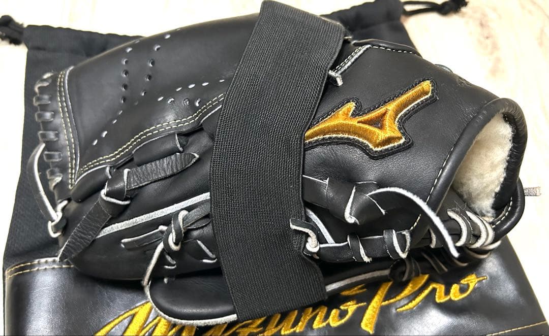 軟式グローブ　ミズノプロ　左利き　投手　お手入れセット