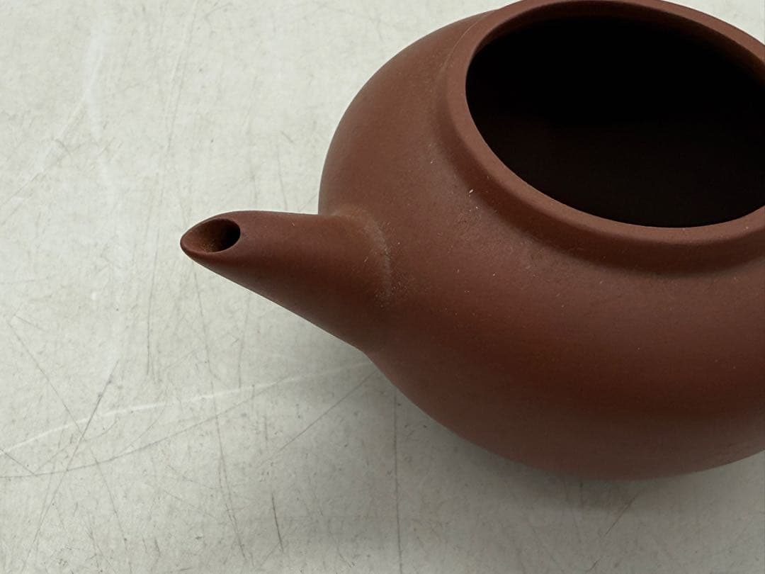 宜興紫砂　水平壺　宜興孟臣銘　茶器　急須　送料込み260118