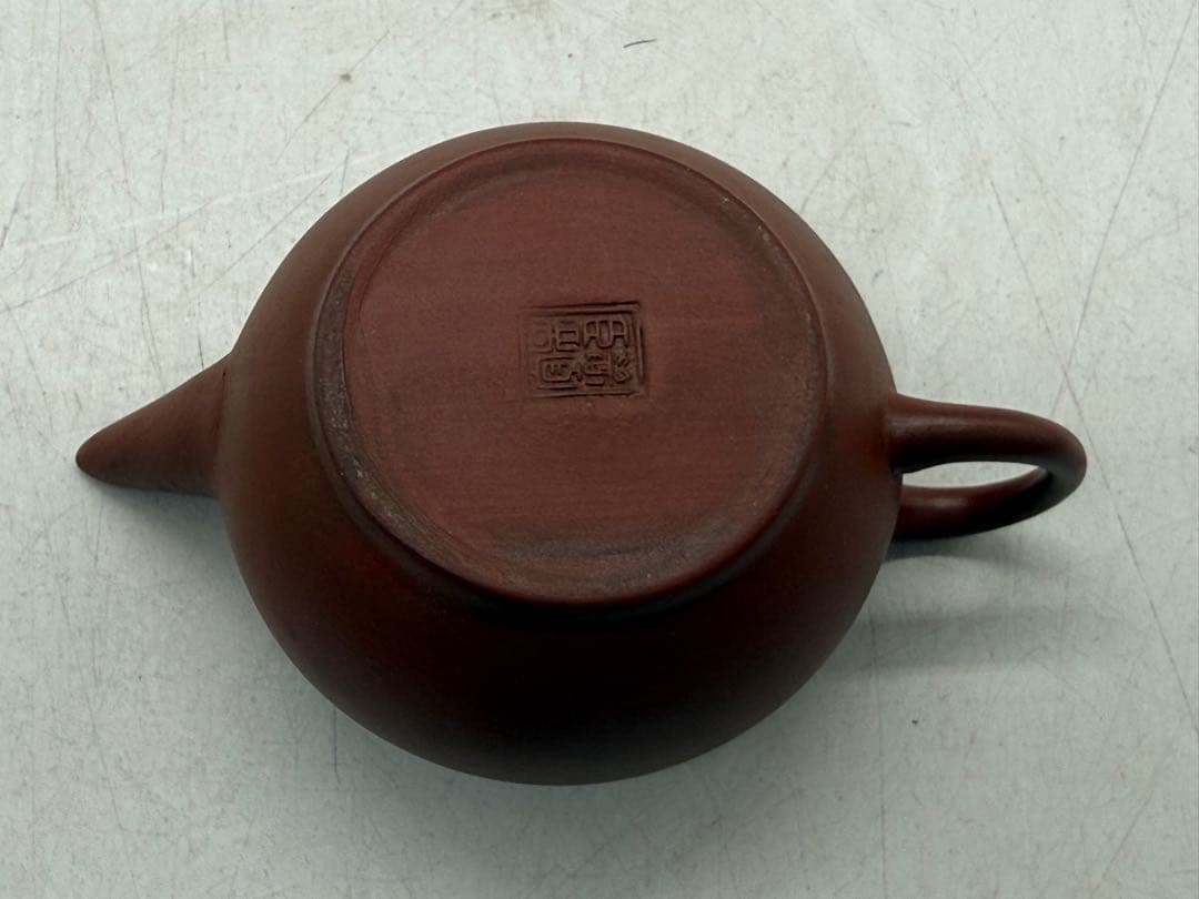 宜興紫砂　水平壺　宜興孟臣銘　茶器　急須　送料込み260118