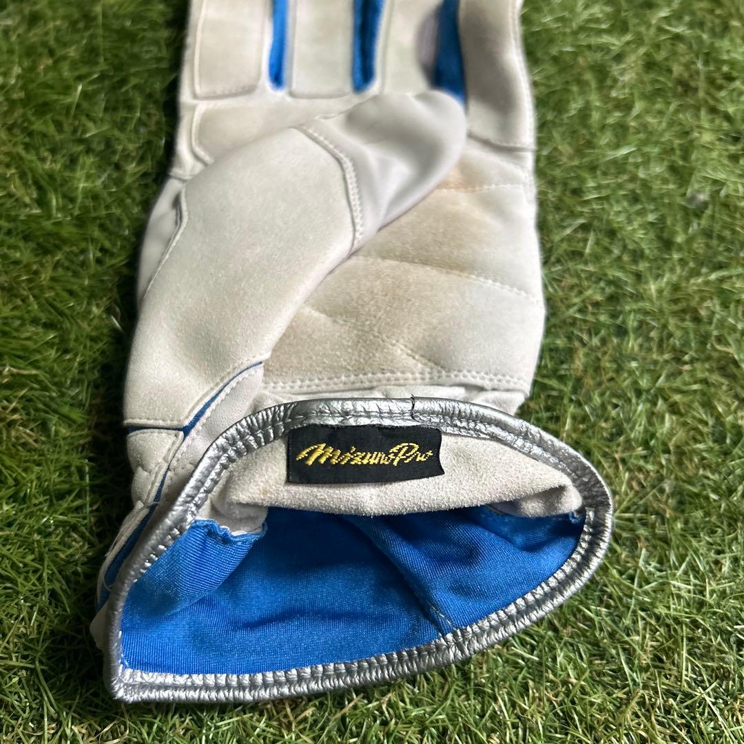 DeNA桑原　実使用走塁用手袋 ミズノプロ