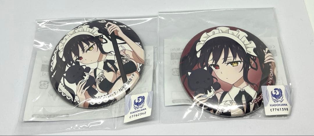 デート•ア•ライブ　くじ引き堂　くじコレ　時崎狂三　缶バッジ　10種セット