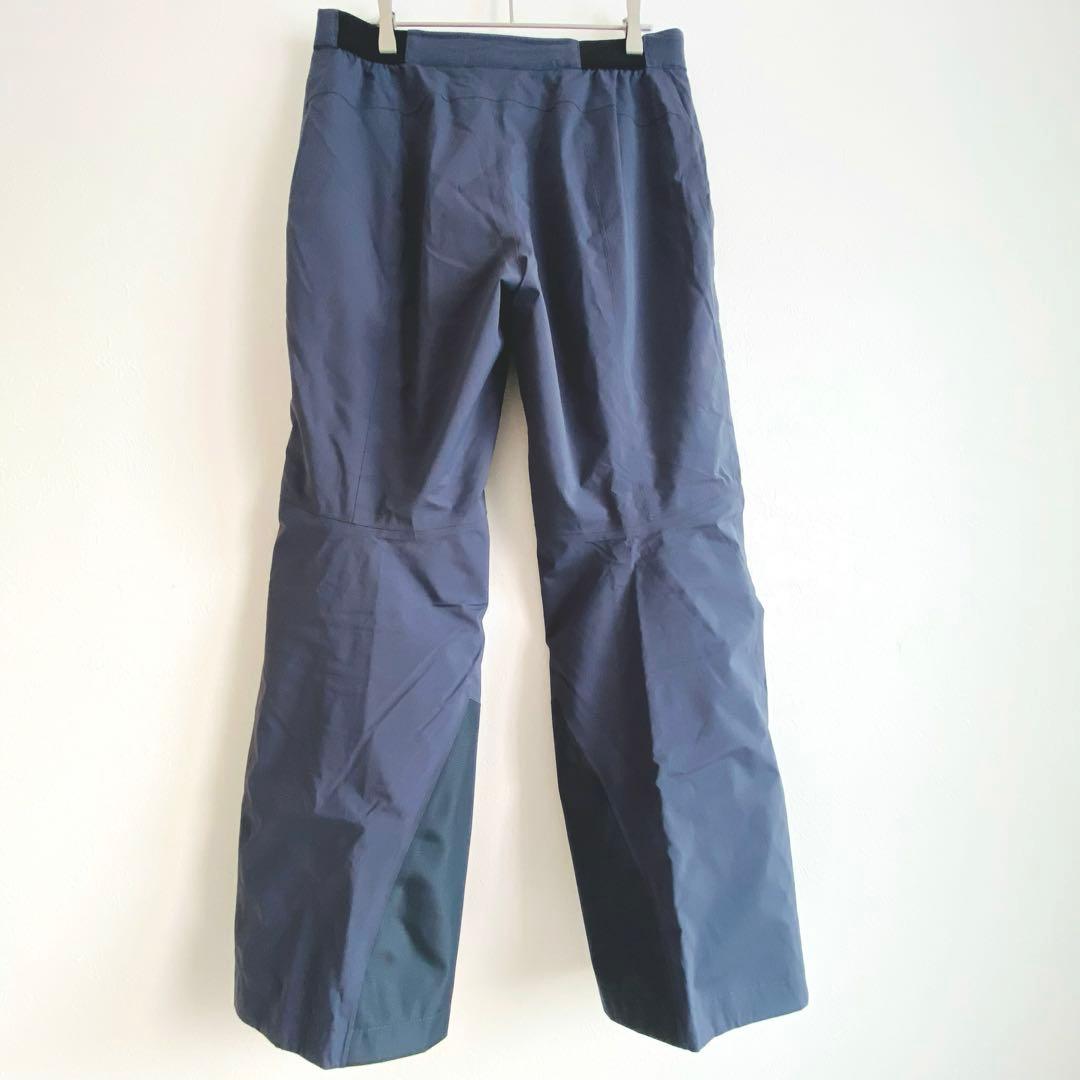 美品　モンベル　パウダーステップ パンツ　ダークグレー　バッグ付き