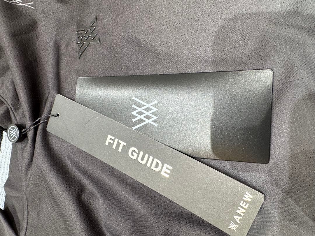 希少モデル! 新品未使用品 ANEW GOLF メンズ半袖モックネック グラデ