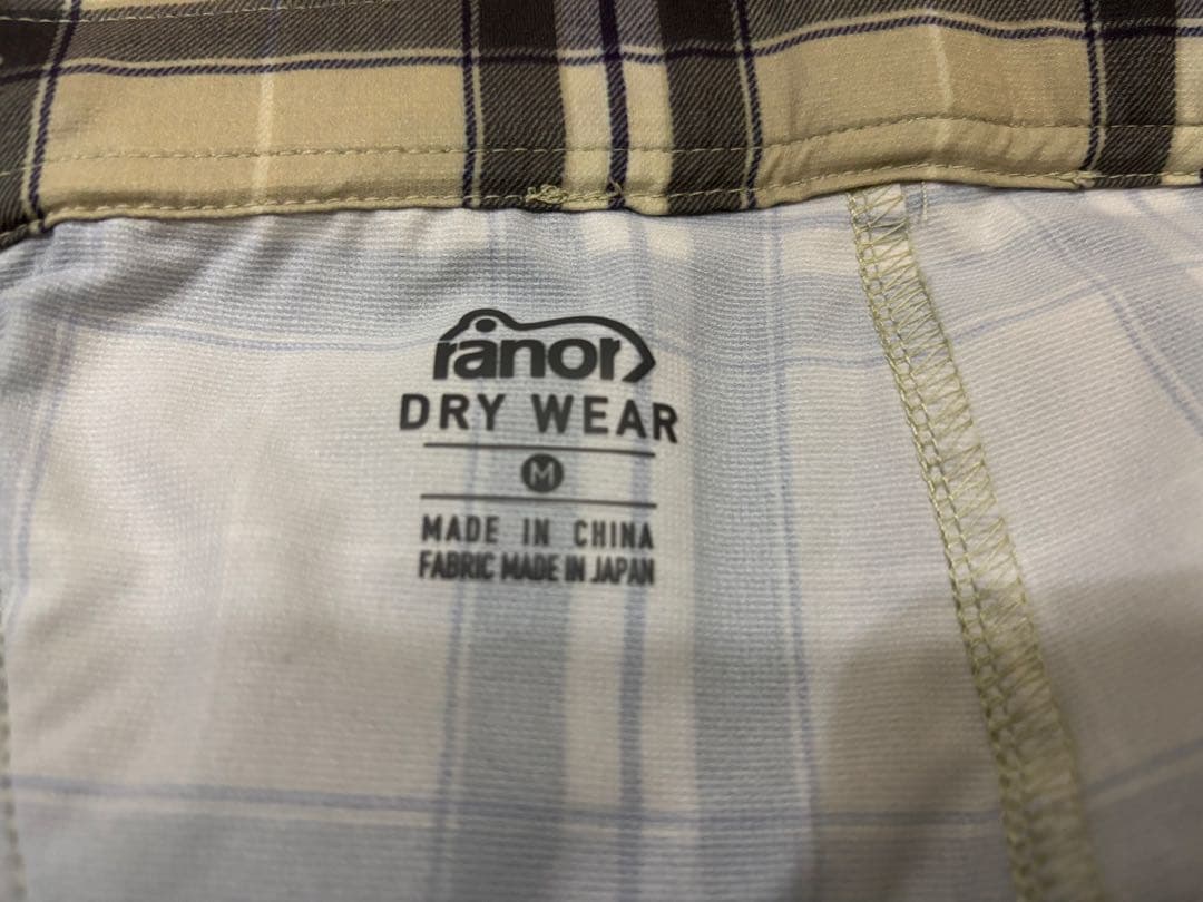 ranor（ラナー）TARTAN CHECK SHORTS Mサイズ