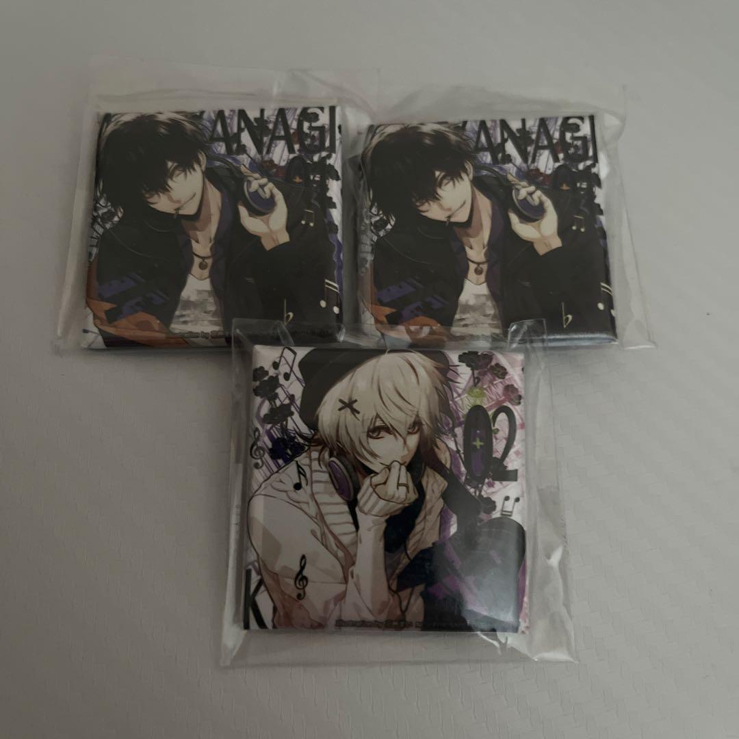 Collar×Malice CD ジャケット絵柄 缶バッジ 柳愛時 岡崎契