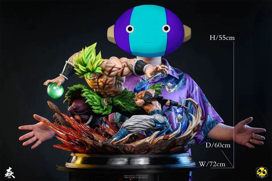 ドラゴンボール ゴジータ ブロリー フィギュア ガレージキット