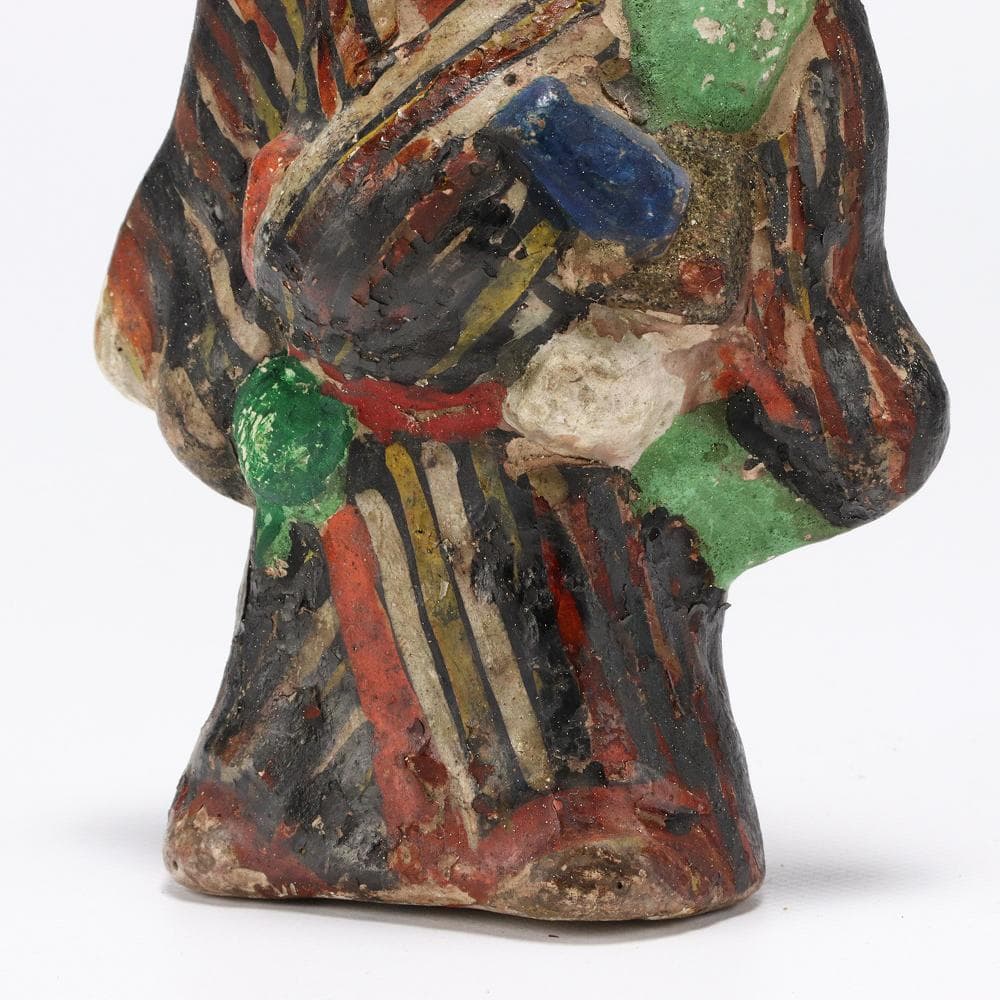 361B 古作 小さな土人形 相撲取り 力士 堤人形？ 高さ11㎝