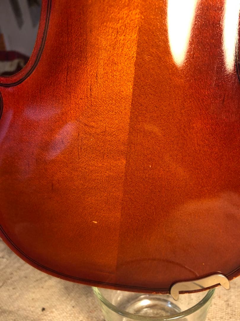 【訳あり特価.駒&魂柱調整済】鈴木分数バイオリンNo200 1/8 1980