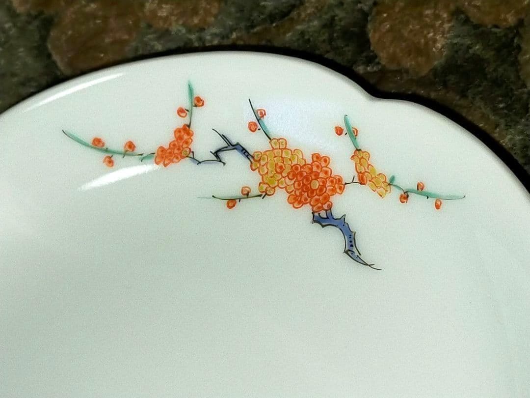 ♥未使用♥　人間国宝　♥　13代　♥　酒井田柿右衛門　♥　皿　５枚　共箱付き