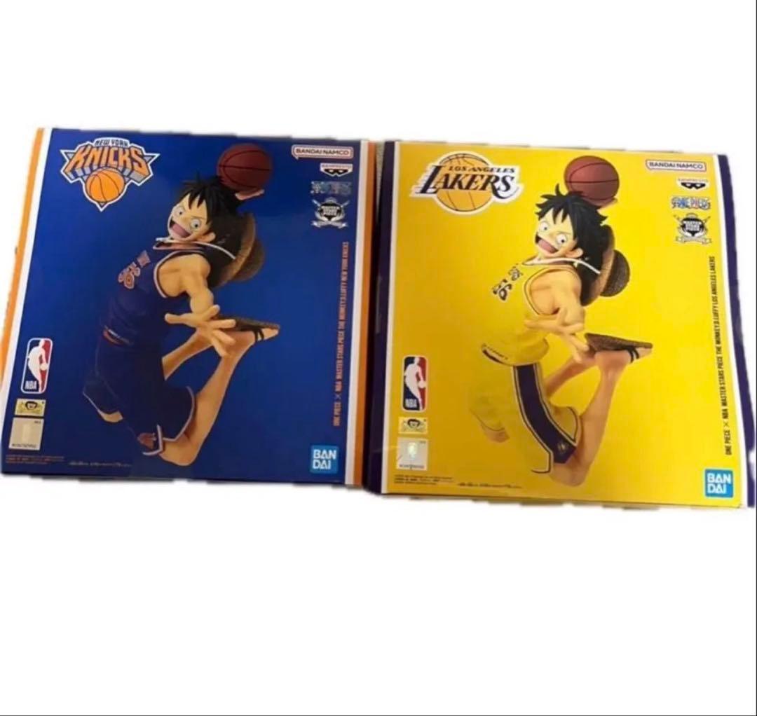 ワンピース フィギュア NBA ニックス レイカーズ　ルフィ ベースショップ