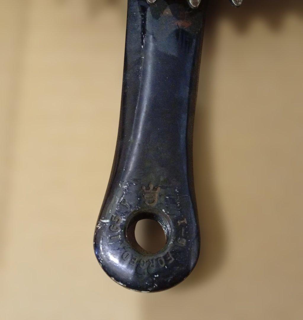 SUGINO メッセンジャークランクセット BB,チェーンリング付 48T