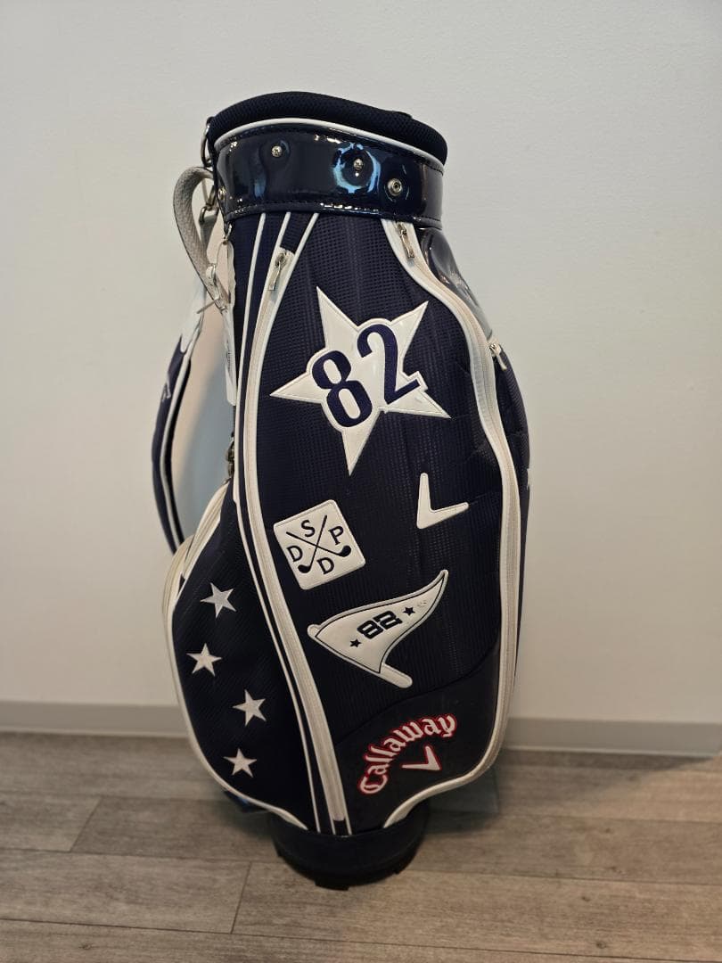Callaway レディース軽量キャディバッグけ 82 星柄 ネイビー