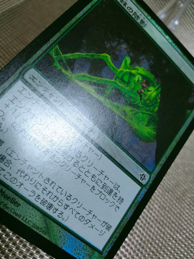 【ご確認用】エルドラージ覚醒 foil 蜘蛛の陰影 日本語 1枚　MTG