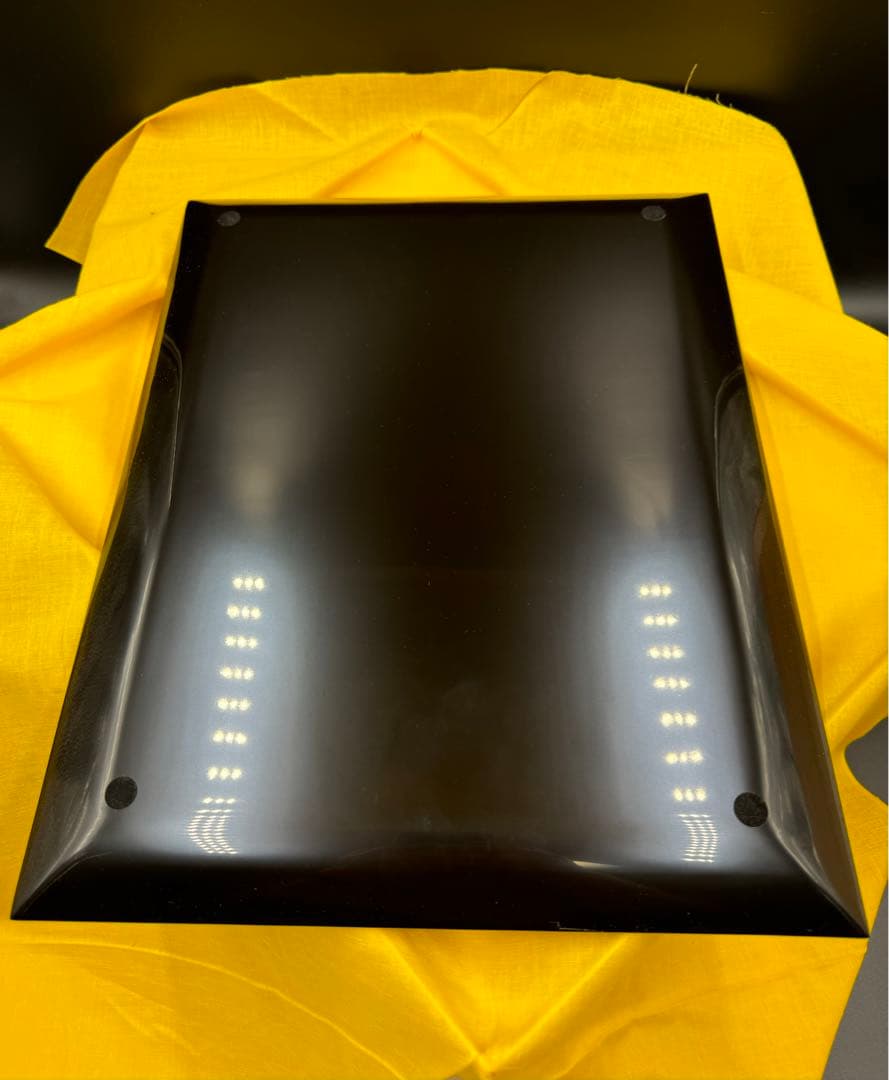 089輪島塗　三谷吾一作　千羽鶴沈金　卓上膳　5枚セット　未使用品　共箱　共布