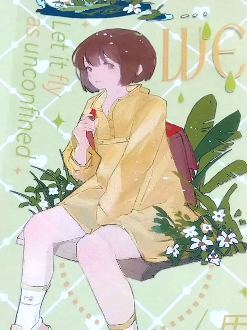 J1103＃小黄雨披(PET)703工作室切り売り海外人物マステ女の子