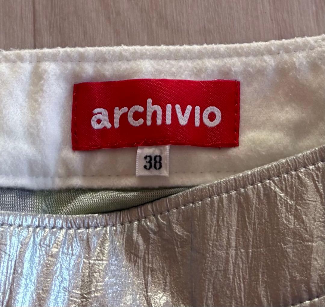 archivio アルチビオ ゴルフウェア 蓄熱保温効果スカート サイズ38
