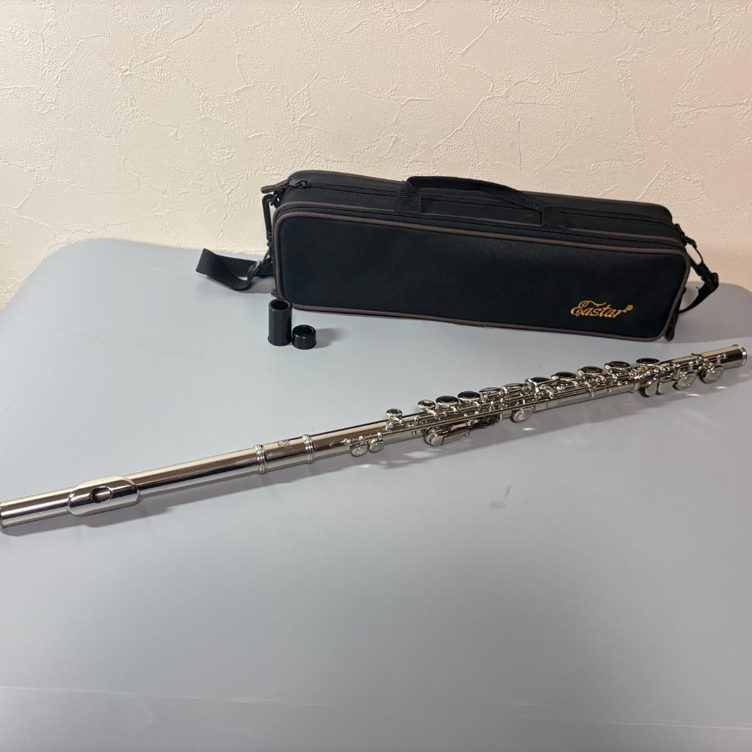 Eastar フルート本体 ケース付き 銀メッキ 現状品