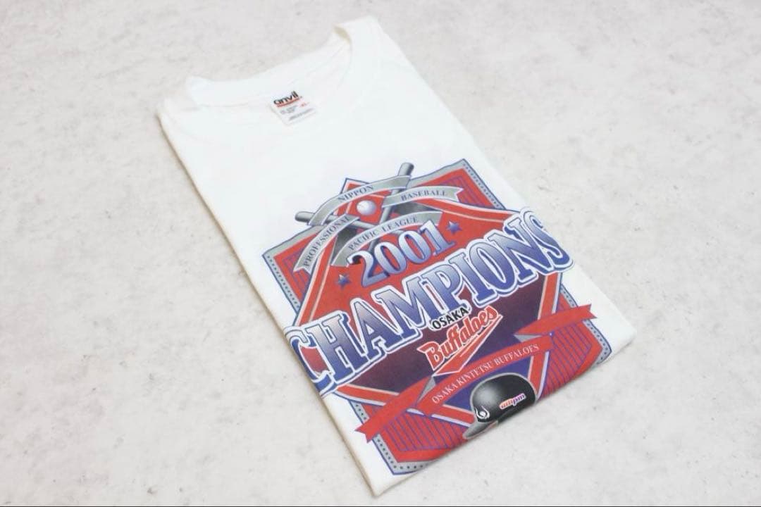 【デッドストック】メンズXL　ヴィンテージ　大阪　近鉄　バファローズ　優勝記念